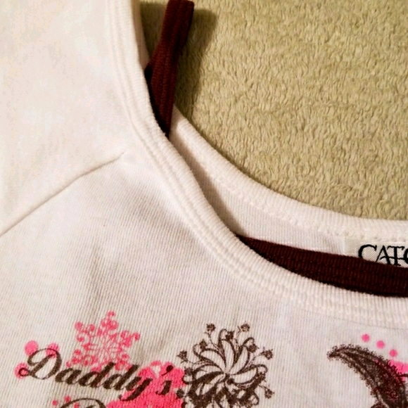 **SOLD** New Cato "Daddy's Girl" Embellished Shirt - Picture 11 of 13